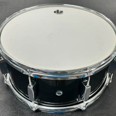 NOS DDrum D2 Series 5.5" x 14" Snare Drum with snare stand in Midnight Black image 3