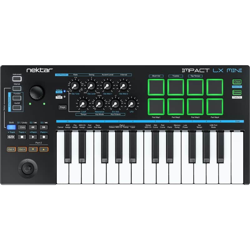 Immagine Nektar Impact LX Mini USB MIDI Keyboard Controller - 1