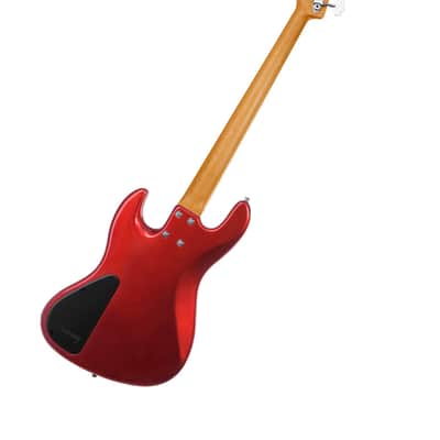 (Demo Model) : Sadowsky Guitars MetroExpress Hybrid PJ Bass 4 - Candy Apple Red Metallic image 4