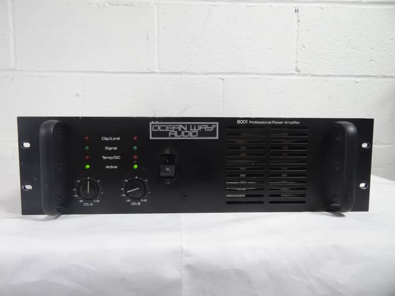 CREST AUDIO PRO SERIES 8001  power amplifier image 1
