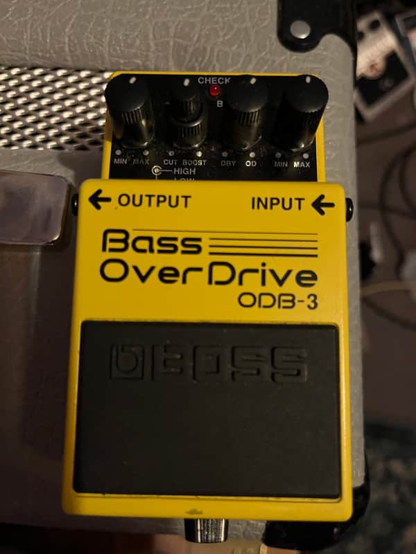 Boss ODB-3 Bass OverDrive (Silver Label) 1994 - Present - Yellow