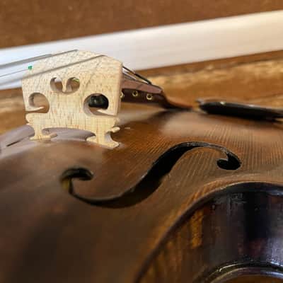 *Video demo* Flamed Fiddle Vintage c. 1880-1910 -Full size 4/4 image 11
