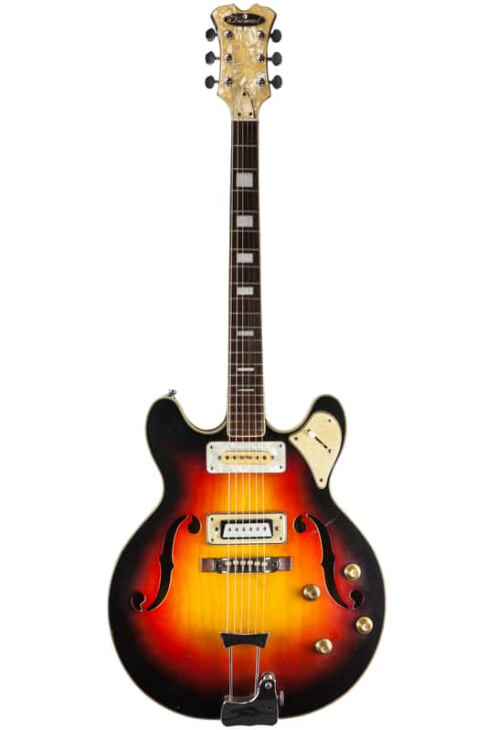 Aria Diamonds １９６７年頃？日本製　エレキギター サンバースト Rare Vintage Japan ES Hollow body Aria Diamond 1202 1967 Sunburst