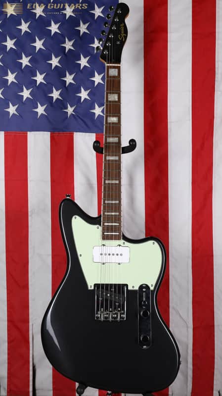 Squier Paranormal Offset Telecaster SJ - Charcoal Frost Metallic image 1