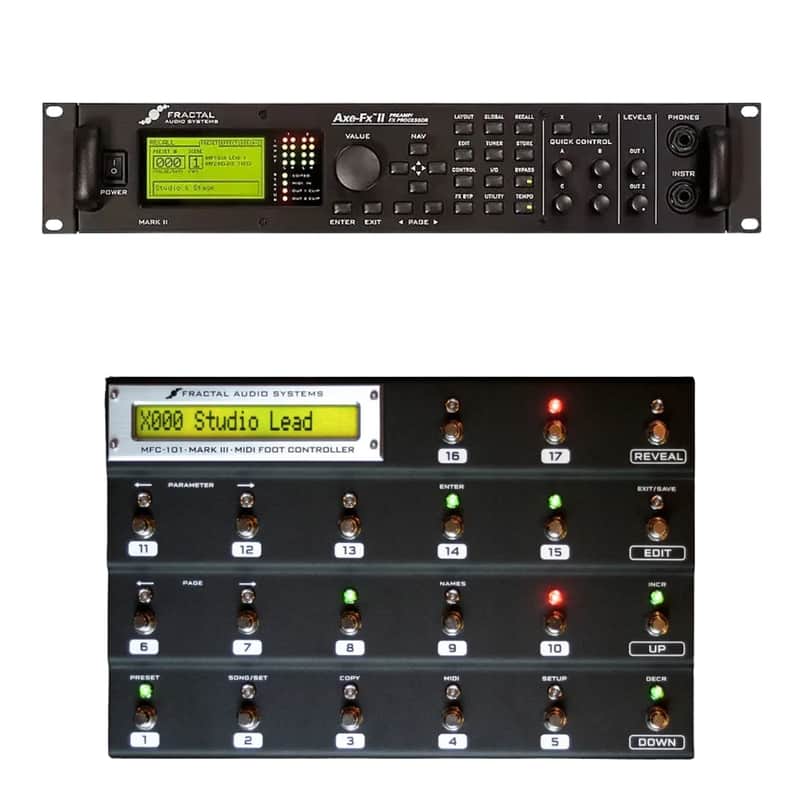御値打品】fractal audio Axefx2-mark Ⅱ ケース付 Fractal Audio Axe