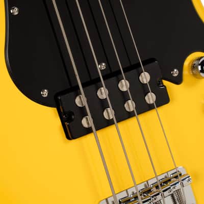 Cort GBSHORTSCALEYCB Poplar Body Roasted Maple C Shape Neck Short Scale 4-String Electric Bass Guitar w/Gig Bag image 5