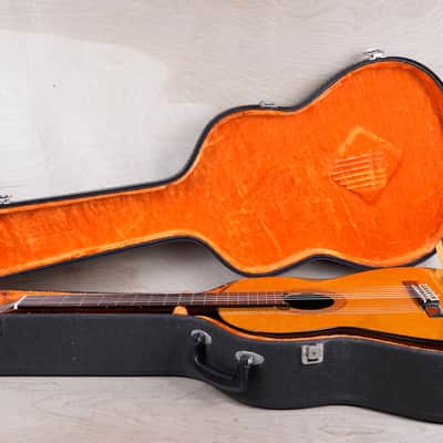 Yamaha C-150 Classical Guitar MIJ 1976 Natural Solid Spruce Top Vintage Made in Japan w/ Hard Case image 2