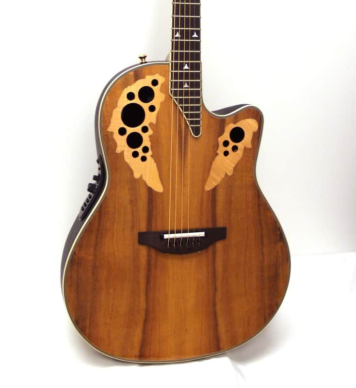 【ギグバック付き】Ovation 1778AX Ovation 1778AX Elite Koa Mid-Depth Acoustic-Electric Guitar - | Reverb