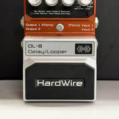 DigiTech Hardwire DL-8 Delay Looper With Box 2010s - Orange image 1