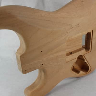 Unfinished Mahogany SSS guitar body - fits Fender Strat Stratocaster neck Floyd Rose J1116 image 7