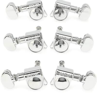 Grover 305C Mid-Size Rotomatic Tuners - 3+3 - Chrome (305Cd1) image 4