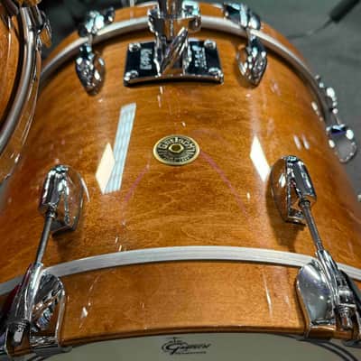 ~WOW!~ Gretsch USA Custom 3-Piece 12/14/18 Bop Drum Kit Set in Classic Maple Gloss Lacquer image 9