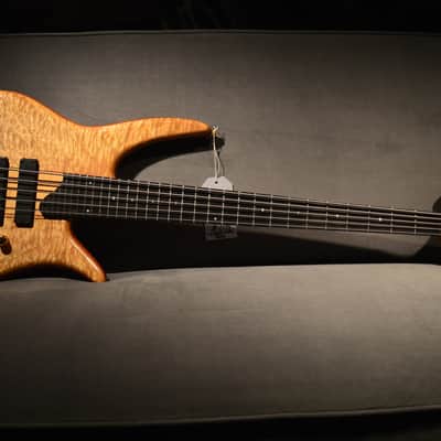 Surine 5 String Bass Guitar Quest Series flamed maple spectacular NTVII 5 active image 1