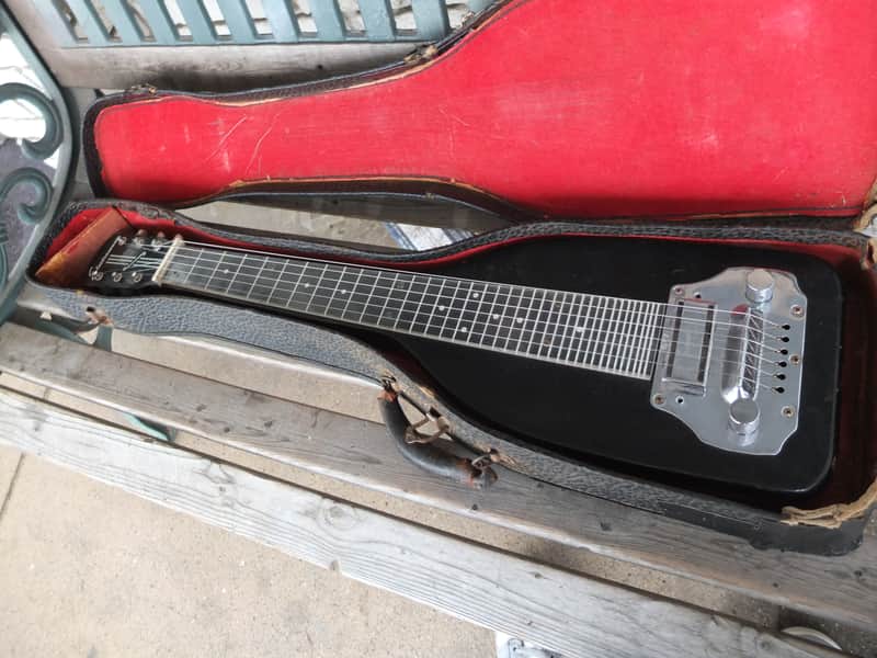 Electromuse Lap Steel Guitar 40s 50s - Black image 1
