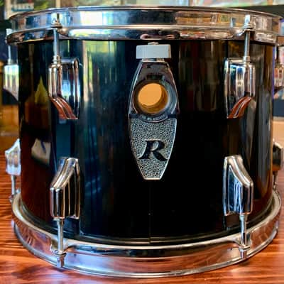 Rogers XP-8 3 Piece Ebony Black Drum Set - Good Condition - image 8