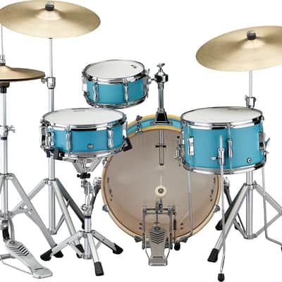 Yamaha Stage Custom Hip Drum Shell Kit, 4-Piece, Surf Green image 2