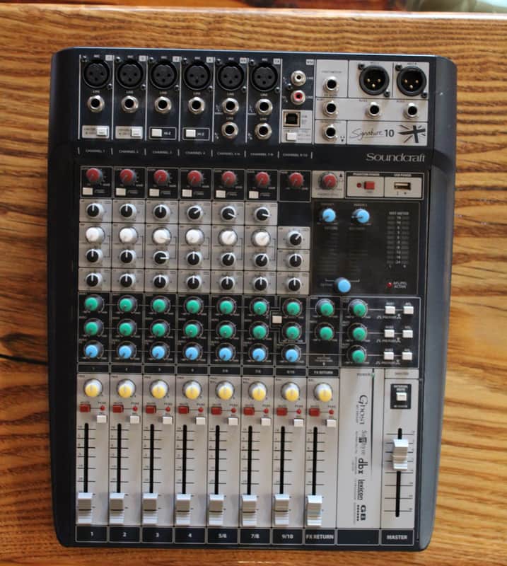 Soundcraft Signature 10 Compact 10-Channel Analog Mixer | Reverb