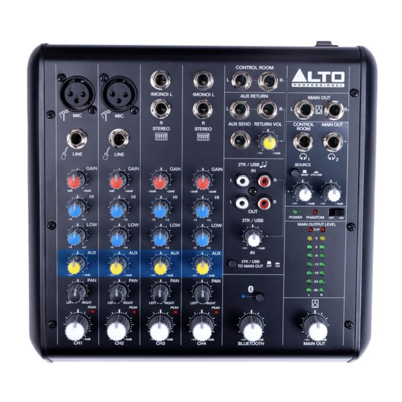 Alto Professional TrueMix 600 6-Channel Compact Mixer with USB and Bluetooth image 1