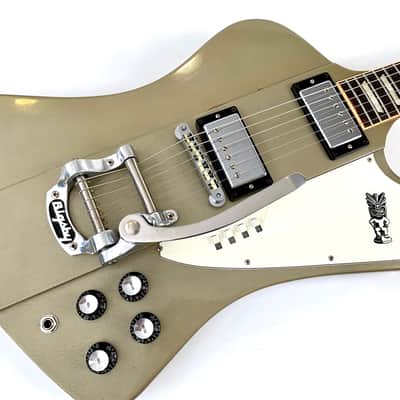 Gibson Firebird Elliot Easton "Tikibird" 2013 Gold Mist Poly image 7