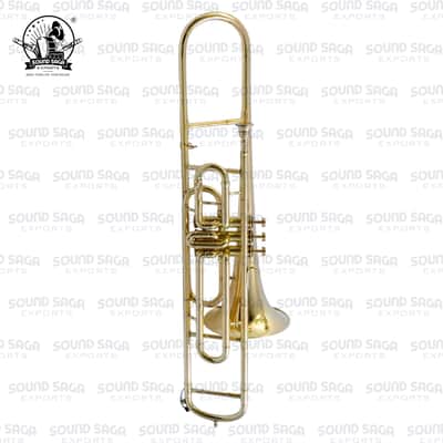 SOUND SAGA® Valve Trombone With All Accessories Including Mouthpiece & Case. image 4