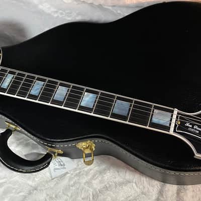 NEW! Gibson Les Paul Custom - Dealer Select - P90 Pick-Ups - VOS Ebony Finish - Custom Shop M2M - Authorized Dealer - 10.3 lbs - G07097 image 5