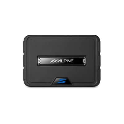 Alpine S2-A55V 5-Ch Amplifier + SS-SB10 10" Shallow Loaded Subwoofer + RUX-KNOB.2 Bass Knob + Accessory Bundle image 8