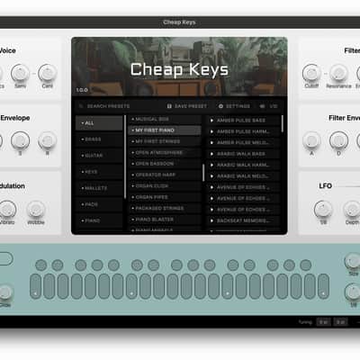 Cheap Keys Virtual Instrument image 1