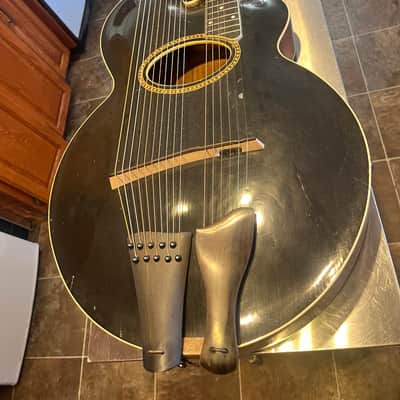 Gibson Style U Harp Guitar 1902 - 1927 - Ebony image 3