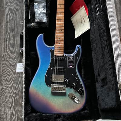 Fender 70th Anniversary American Ultra Stratocaster HSS Amethyst image 2