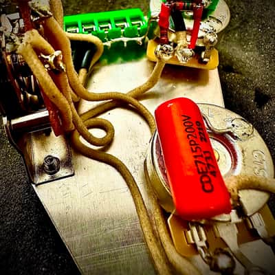 SSS, HSS, HSH, HHH Solderless Stratocaster Wiring Harness - Bourns Pots, 5 way Switch, Sprague Orange Drop Capacitor image 7