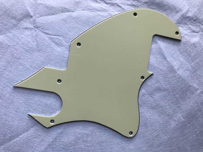 Blank Custom New 3Ply Vintage Green Guitar Pickguard For Tele F Hole Hybrid Convertion image 1