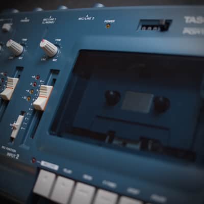 Serviced TASCAM Porta 02 mkII Ministudio (New Belts) 2000s - Blue image 16