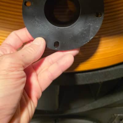 Horn Adaptor 1.4" - 2" Black ABS Plastic image 3
