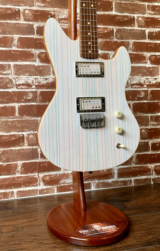 Prisma Accardo  2020 Tinted White/ Natural AAA Roasted Flame Maple Neck *7lbs 7.6oz* (Authorized Dealer) image 1