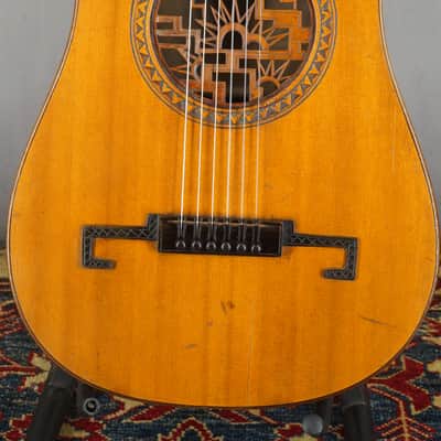 Baroque Deco Parlor Guitar 1920s - Natural image 7