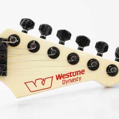 Westone Dynasty Flying V Pinstripe MIJ Guitar w/ EMG Pickups & Case #46450 image 8