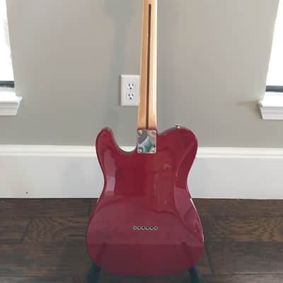 Fender Telecaster Deluxe 2014 Crimson Red Transparent image 2