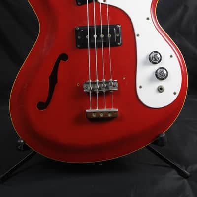 1967 MOSRITE COMBO BASS Very Rare USA Made Hollow-body Bass Excellent Condition! image 2