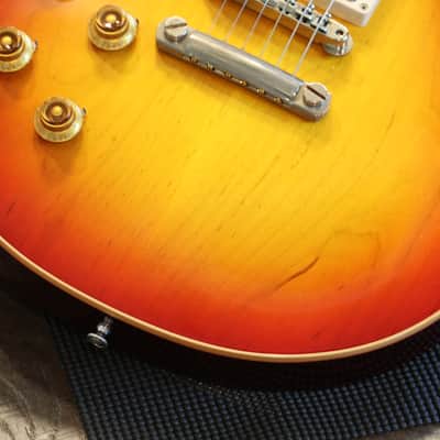 Lefty! 2024 Gibson Custom Shop '58 Reissue Les Paul Standard Electric Guitar Faded Cherry Sunburst + COA OHSC image 5