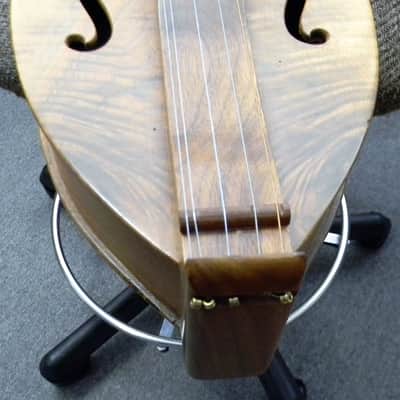 Bob Mize 5 string Mountain Dulcimer solid walnut Mother Maybelle Carter 1977 natural image 4