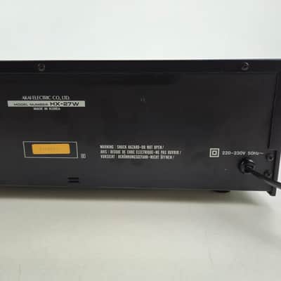 Akai - HX27W - Double Cassette Deck - New Belts image 8