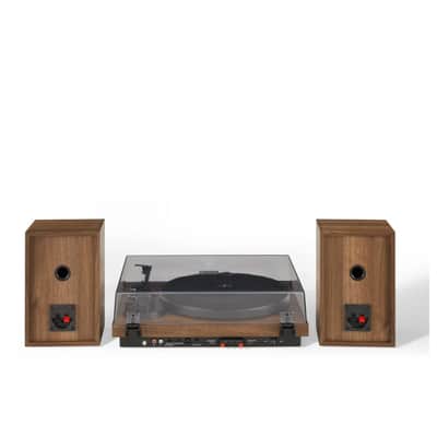 Crosley C62C 2 Speed Bluetooth Turntable Record Player with Built-in Speakers, Walnut-NEW image 7