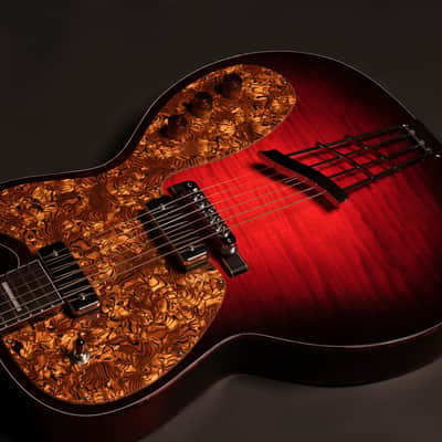 Hammett Guitar Co. H161 'Slim Twin' 2020 Heritage Cherry Burst image 10