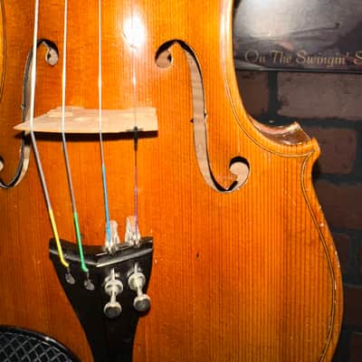 7/8 Old German Violin *Watch Video image 17