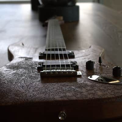 Samurai In the Garden - Handcrafted Electric Guitar- Dead End Guitar image 5