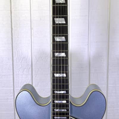 Eastman T64 Trapeze - Iced Blue Metallic P2600073 image 4