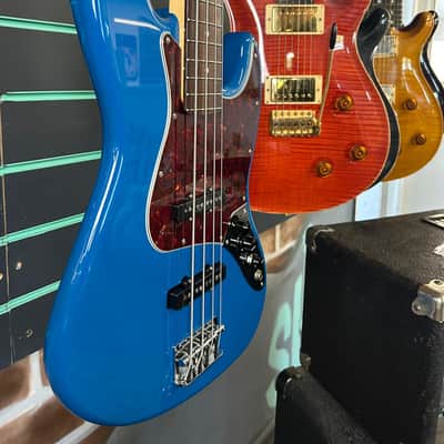 Fender MIJ Hybrid II Jazz Bass Forest Blue 2024 Electric Bass image 3