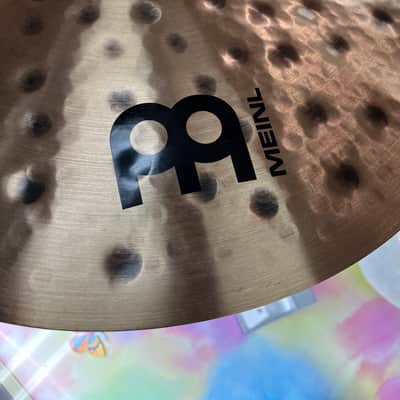 Meinl 20" Pure Alloy Extra Hammered Crash / Ride Cymbal 2017 - Present - Traditional - LIGHT BENDS image 3
