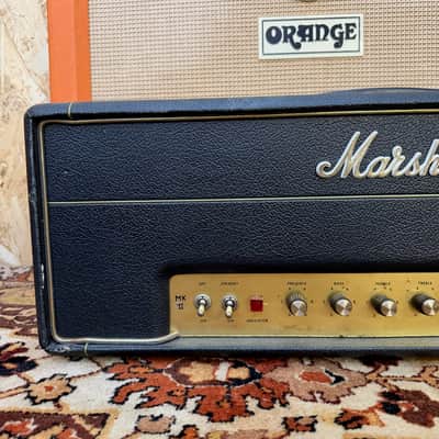 Vintage 1966 Marshall JTM45 MKII Plexi Gold White Guitar Amplifier Head *1960s* image 3