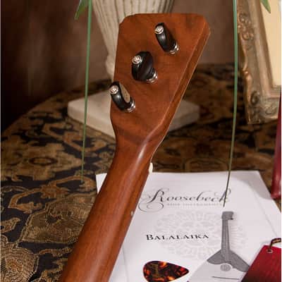Roosebeck BLLPDR Deluxe Prima Balalaika Sheesham/Walnut Stave Body with Gig Bag image 5
